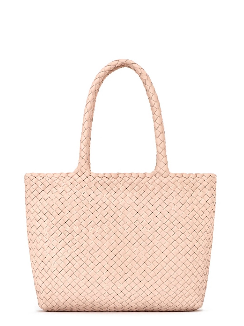 Brand New- Milaner Italia The Mini Elena Woven Handbag in Blush Napa 🩰🕊️